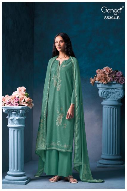 Ganga elvaya 5394 best dress material wholesale dealers in bangalore